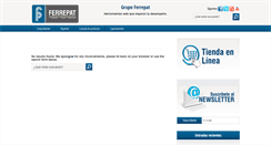 Desktop Screenshot of grupoferrepat.com